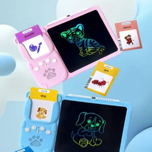 2 in 1 Talking Flash Cards and LCD Tablet(224 words)