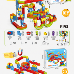 Magnetic Train 68pcs | 141pcs